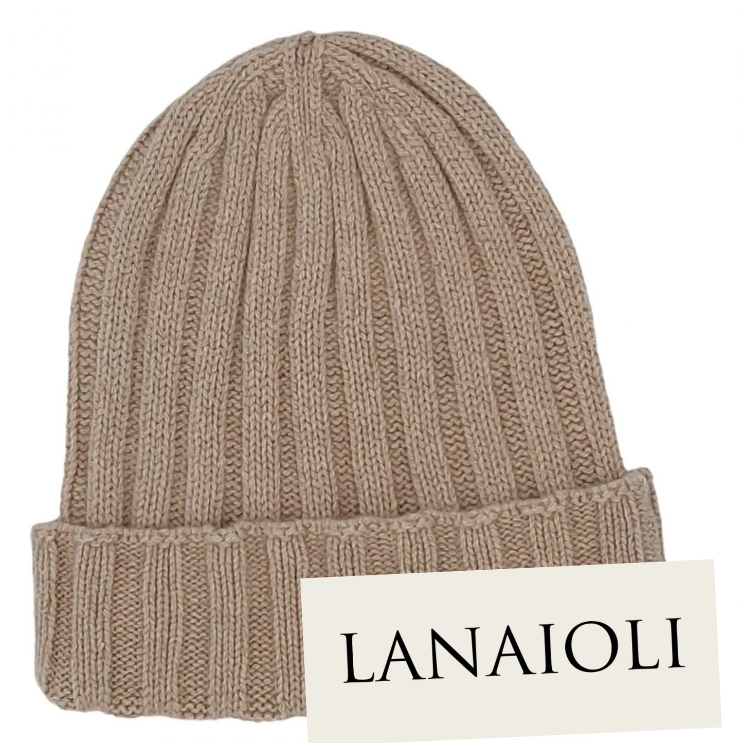 Cappello Donna a coste in Cashmere Rigenerato-2