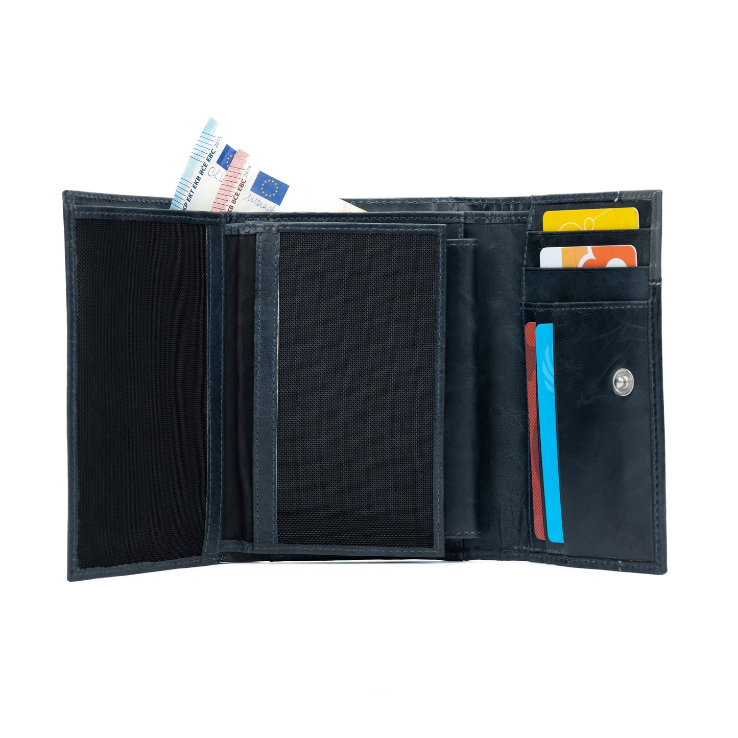 K11133AB | Women's Genuine Leather Wallet, Black