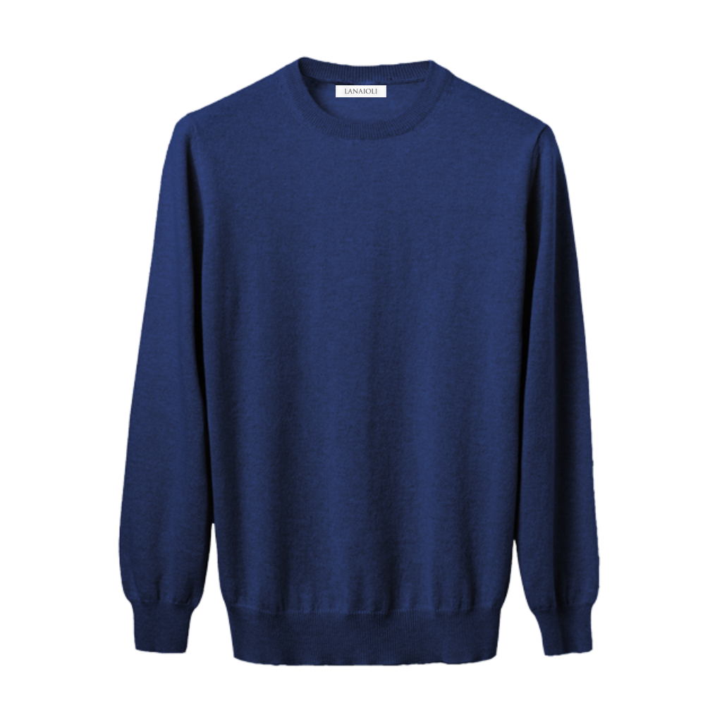 Men's Cashmere Crewneck Shooting Sweater