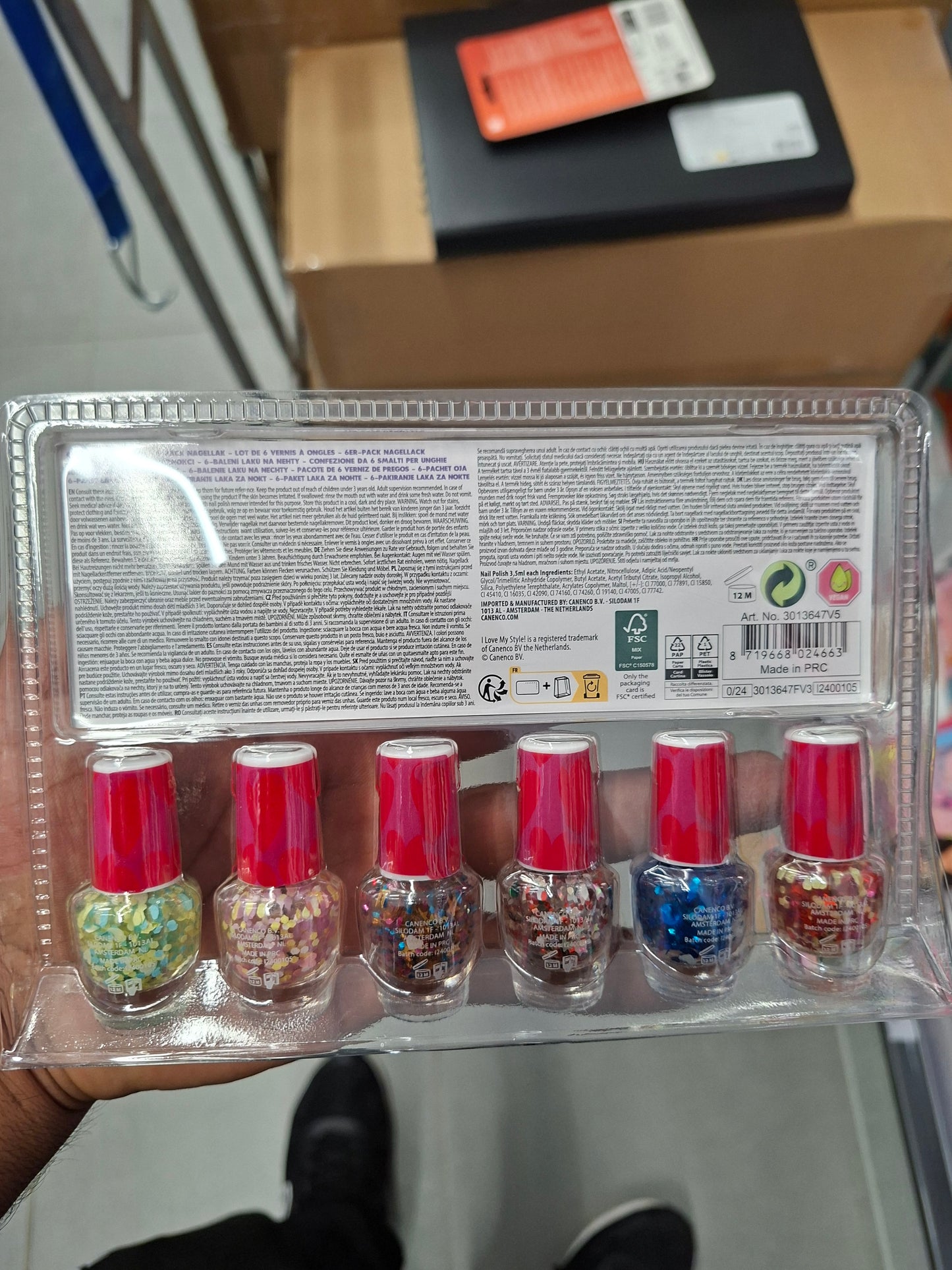 6×Nails Polish